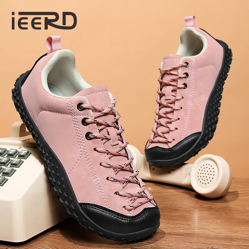 أحذية رياضية واسعة من الأمام للجنسين مقاومة للماء في الهواء الطلق أحذية مشي مطاطية غير قابلة للانزلاق للرجال والنساء أحذية رياضية للرحلات مقاس كبير