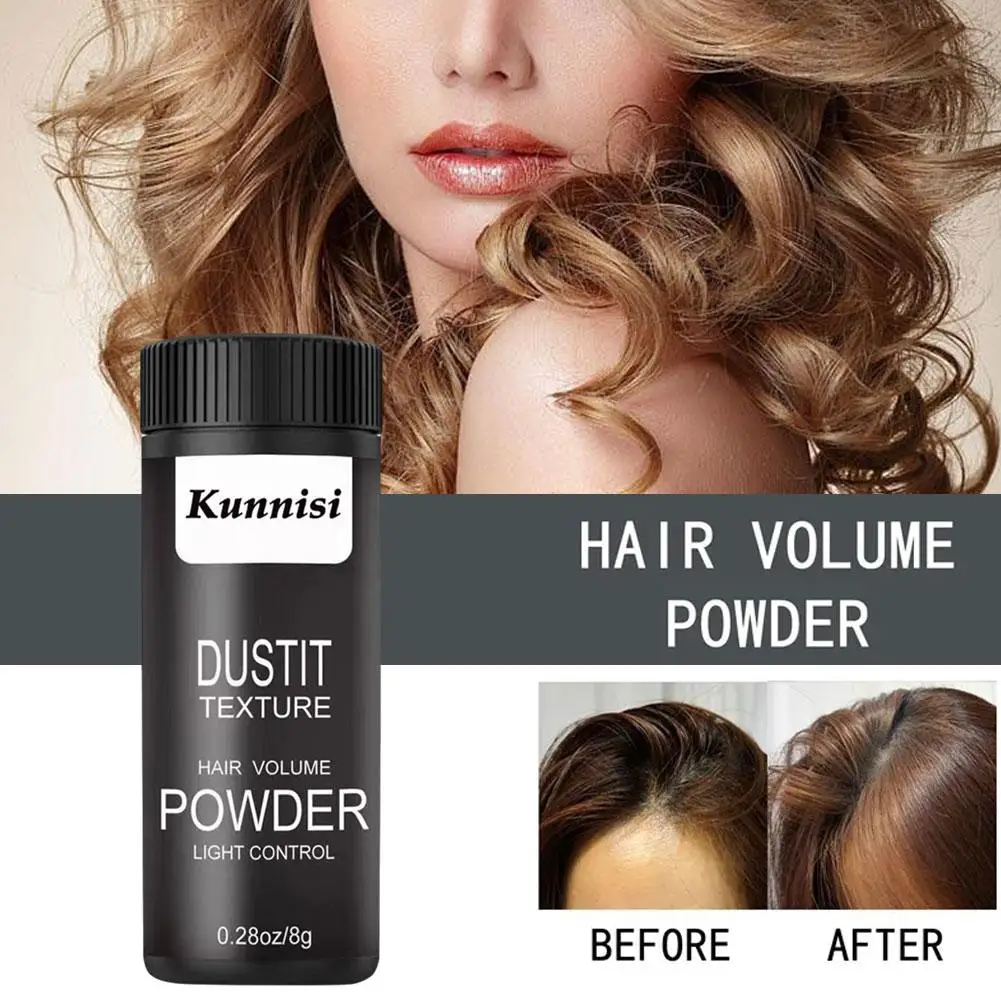 Poudre travaillait fiante pour cheveux, augmente le volume des cheveux, poudre texturisante longue durée, poudre coiffante fine et moelleuse, unisexe, 8g, 3 pièces