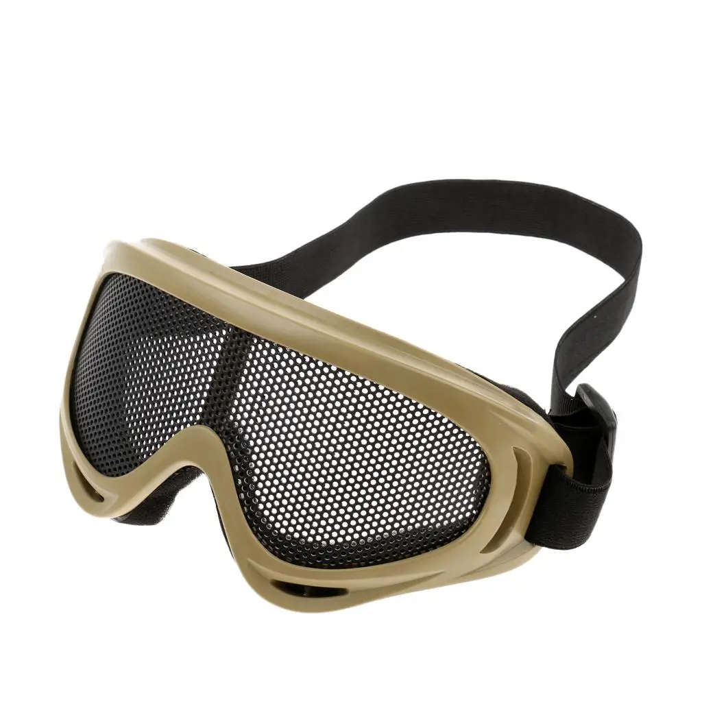 Tactical Goggles Made of Steel Mesh Hunting Shooting Goggles Eye