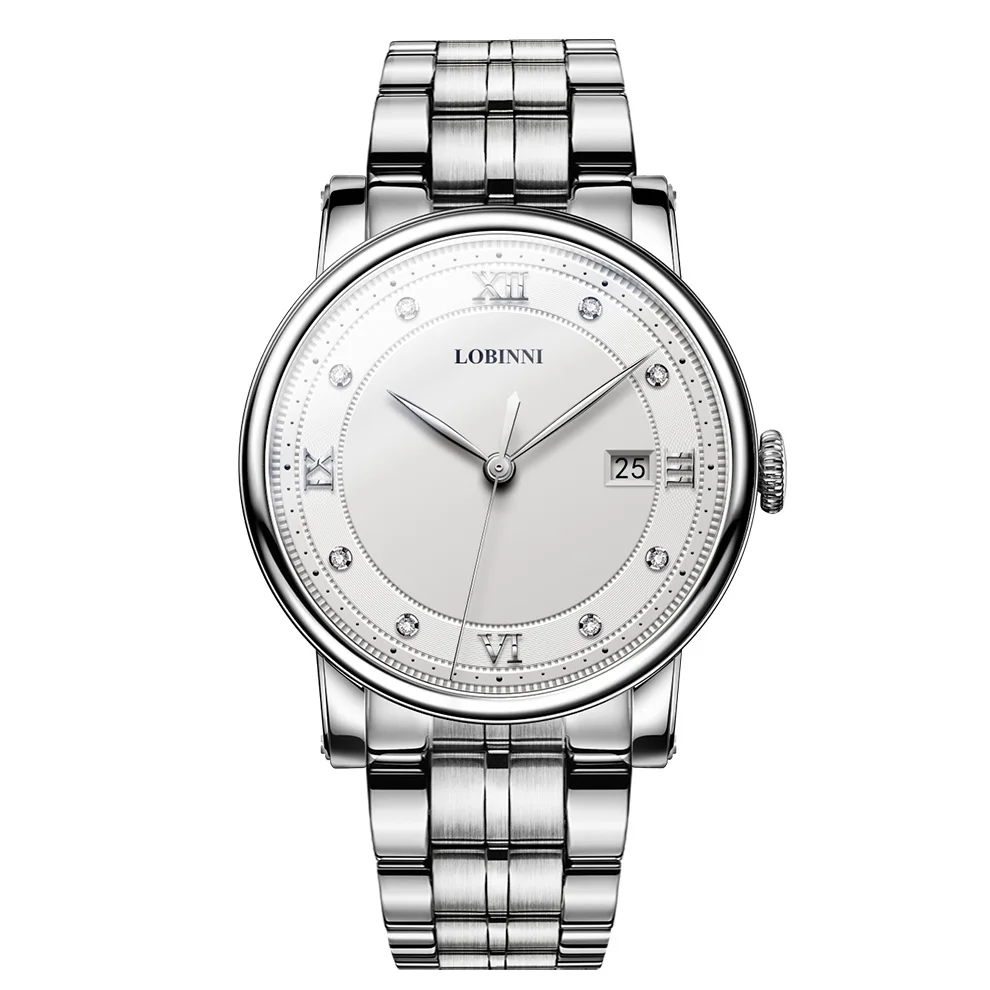

LOBINNI Fashion Ladies Wrist Watch Stainless Steel Dress Women Watches Calendar Analog Quartz Female Clock Ladies Gifts