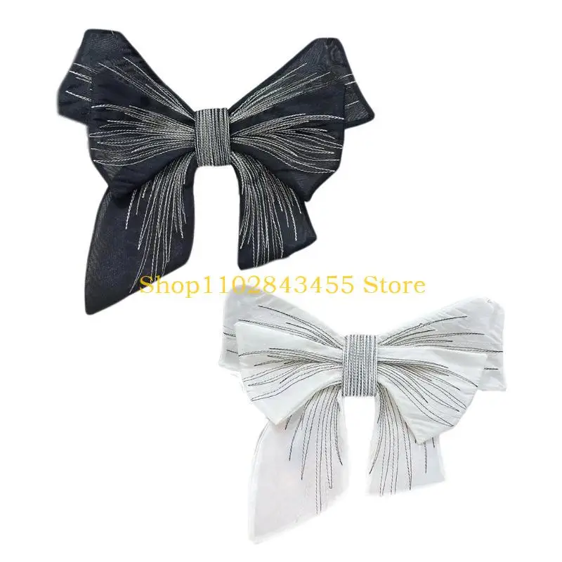 

49MC Пришивной элегантный бант для белого платья, аппликации на спине, нашивки для шитья одежды