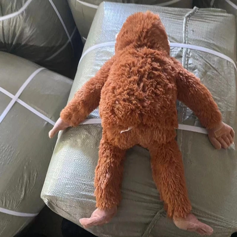 Simulation de singe orang-outan beurre, sac en peluche super doux, animaux en peluche, jouets Anime dessin animé, décor garçons et filles, cadeaux d'anniversaire oreiller