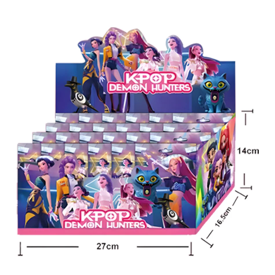 Kpop chasseurs de démons Figure sac aveugle chasseurs de démons Figure Huntrix figurines jouet Derpys tigre Rumi Mira Zoey chatte Figurine ornement