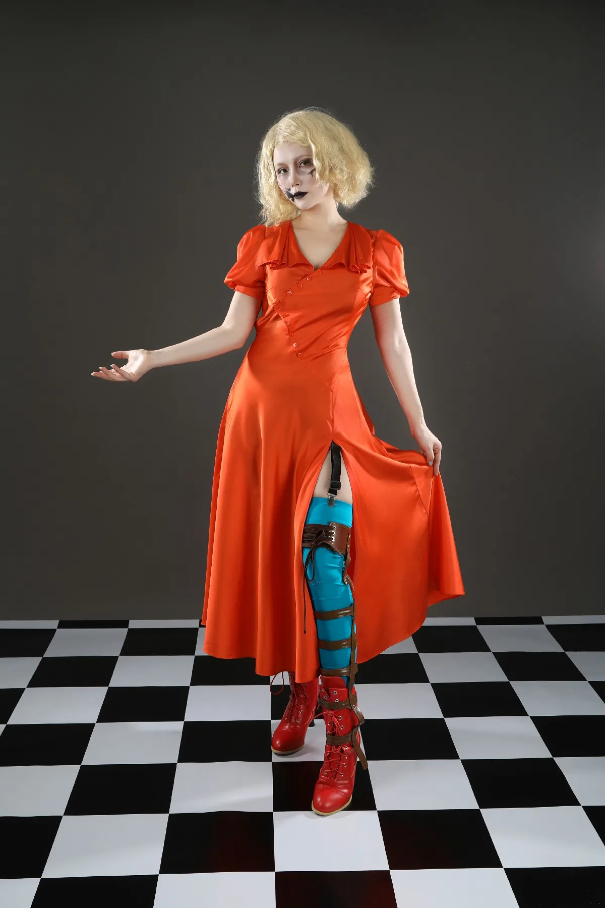 

Bride of Frankenstein Cosplay Costume Woman Disguise Halloween Carnival Party Clothing