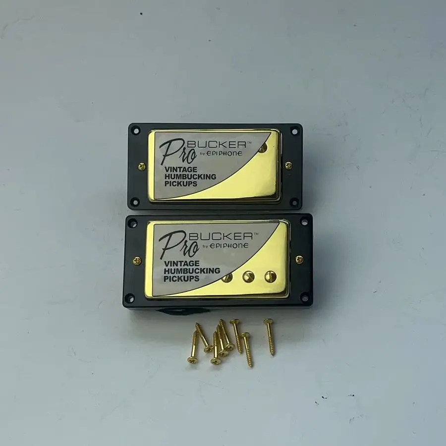 

1 Set Original Genuine Epi Standard PRO Bucker Classic Electric Guitar Alnico Humbucker Pickup Gold Guitar Accessories