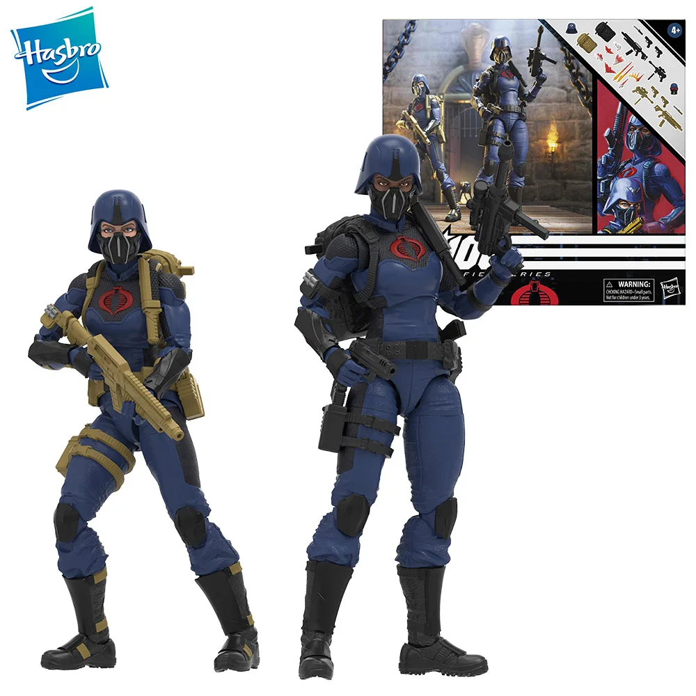 In Stock Original Hasbro G.i. Joe Classified Series Cobra Valkyries Anime Figure Action Figure Model Collection Toys for Boys