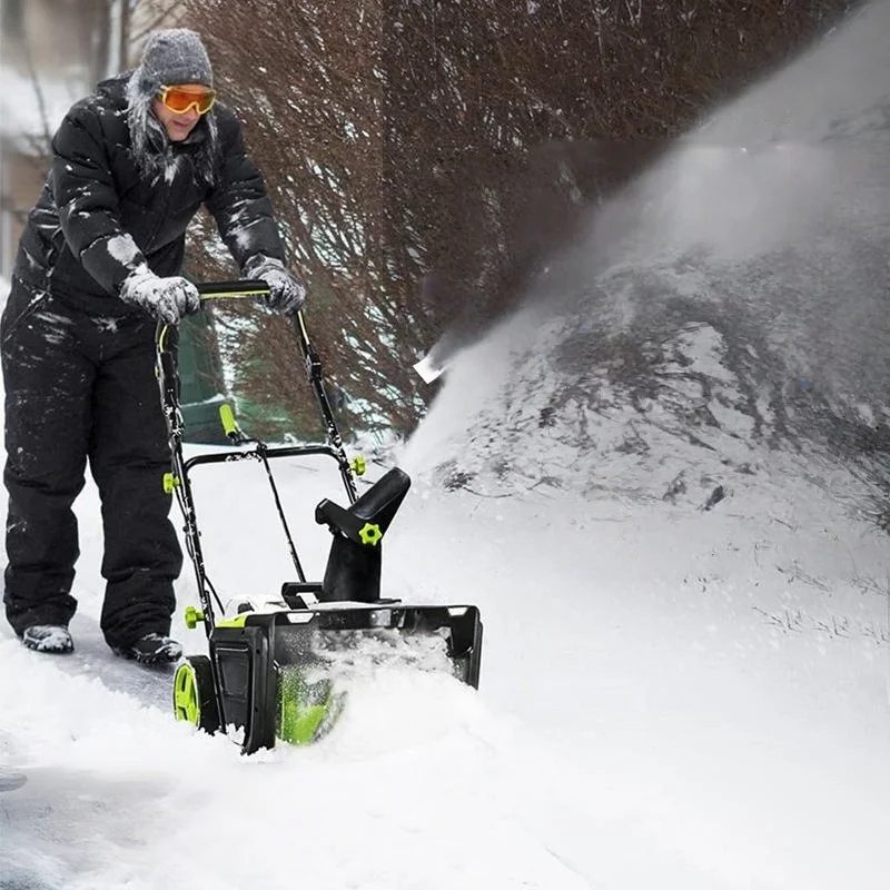 Household Garden Industrial Small Handheld Push Removal Shovel Machine Snow Thrower 2300W 36V-72V