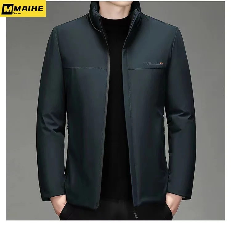 Chaqueta de invierno ultraligera para hombre, abrigo grueso y cálido con capucha, ropa de marca a prueba de viento, parka negra, M-5XL, novedad de