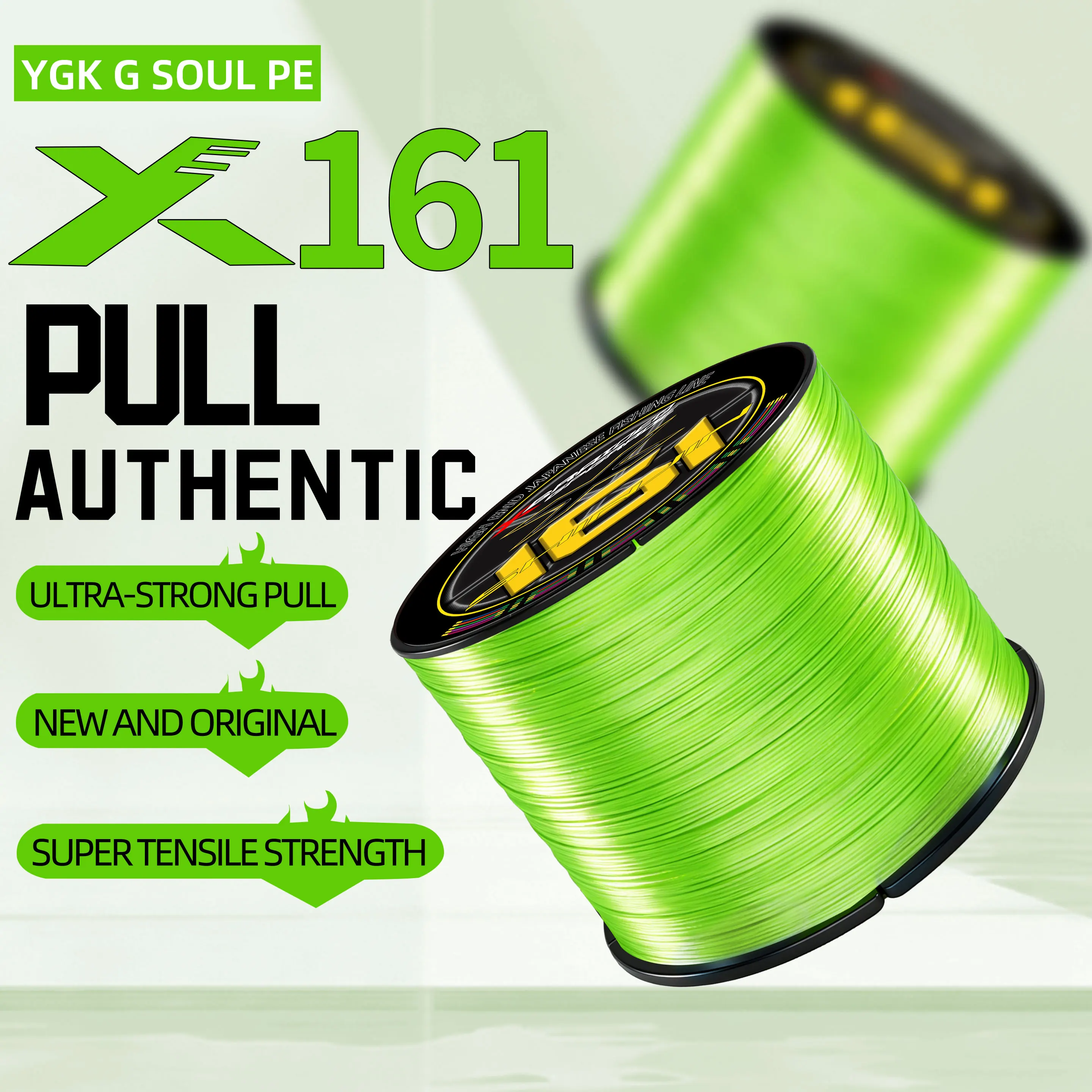 YGK X16 Línea trenzada PE multifilamento – Hilo pesca súper resistente - imagen 3
