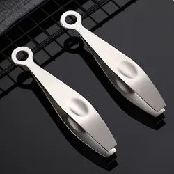 1 PC Stainless Steel Fish Bone Tweezers Pincer Clip Puller Remover Tongs Fish Bone Plucking Clamp Kitchen Gadgets Seafood Tools