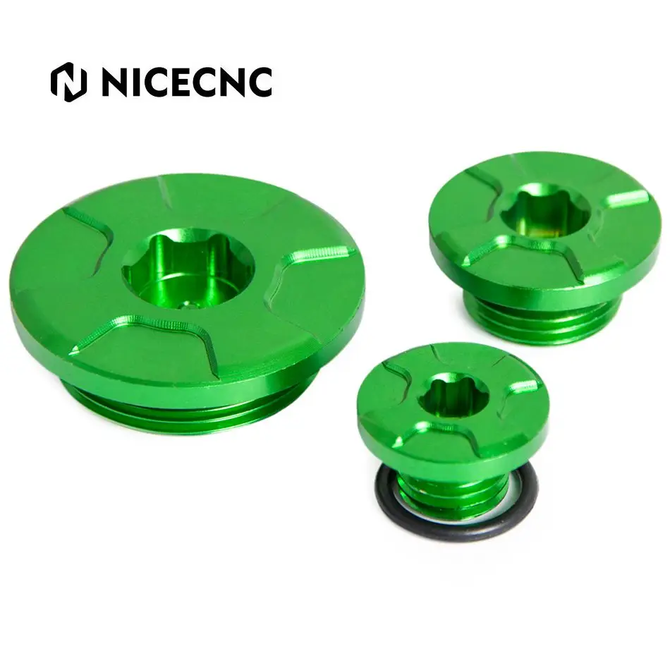 NiceCNC For Kawasaki KX450F 2009-2018 KX250 KX450 2019-2020 KLX450R 2008-2015 KXF450 KX 250 450 Motorcycle Engine Plug Cap Cover