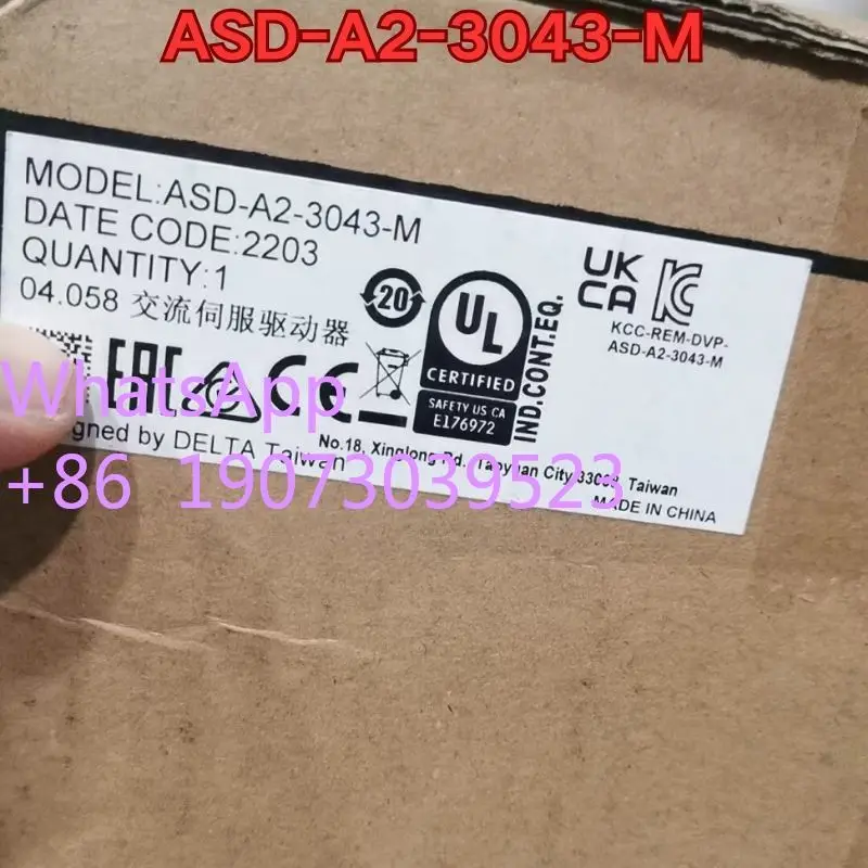 

Новый оригинальный сервопривод ASD-A2-3043-M