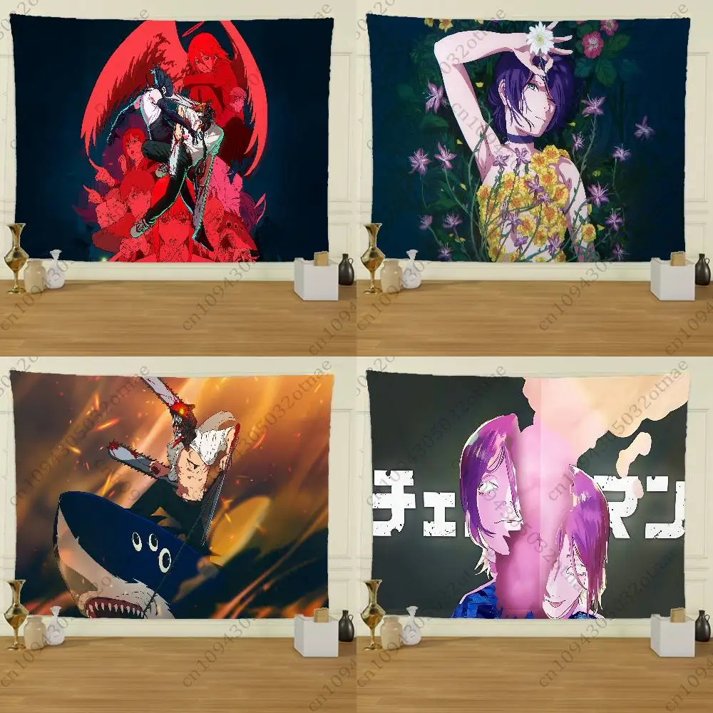 

Movie R-Reze Arc Denji Flag Tapestry Creative Pattern Photo Living Room Wall Art Decor Party Outdoor Decorate Banners