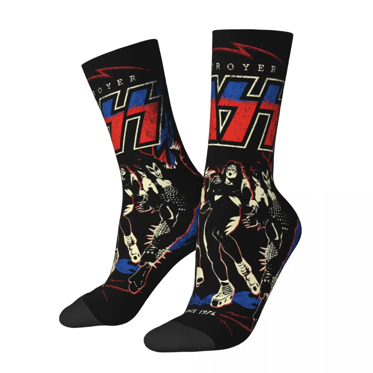 Kiss Metal Destroyer Adult Socks 3D Print Unisex Socks Men Socks Women Socks