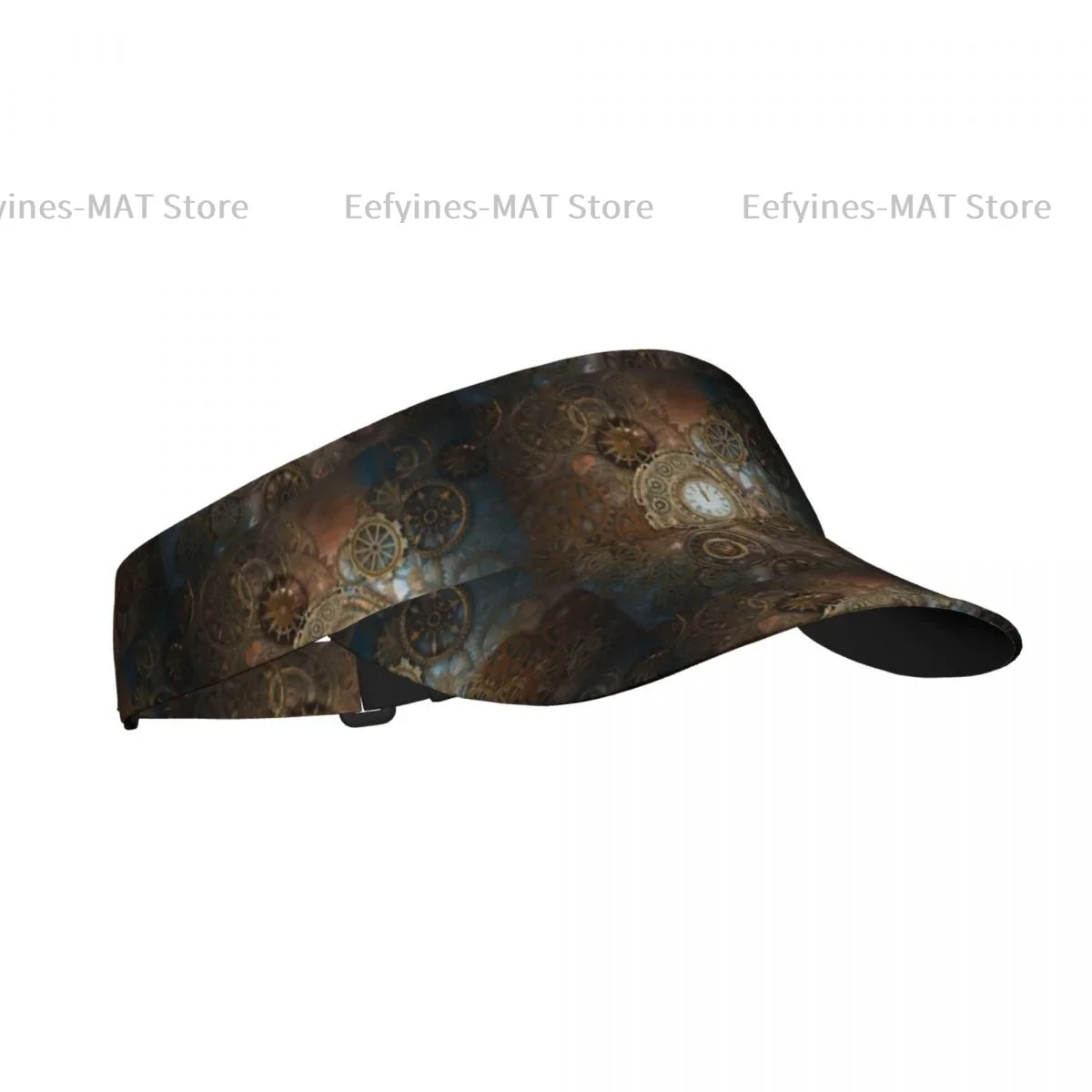 Summer Sun Hat Adjustable Visor UV Protection Top Empty Rusty Steampunk Sport Sunscreen Cap