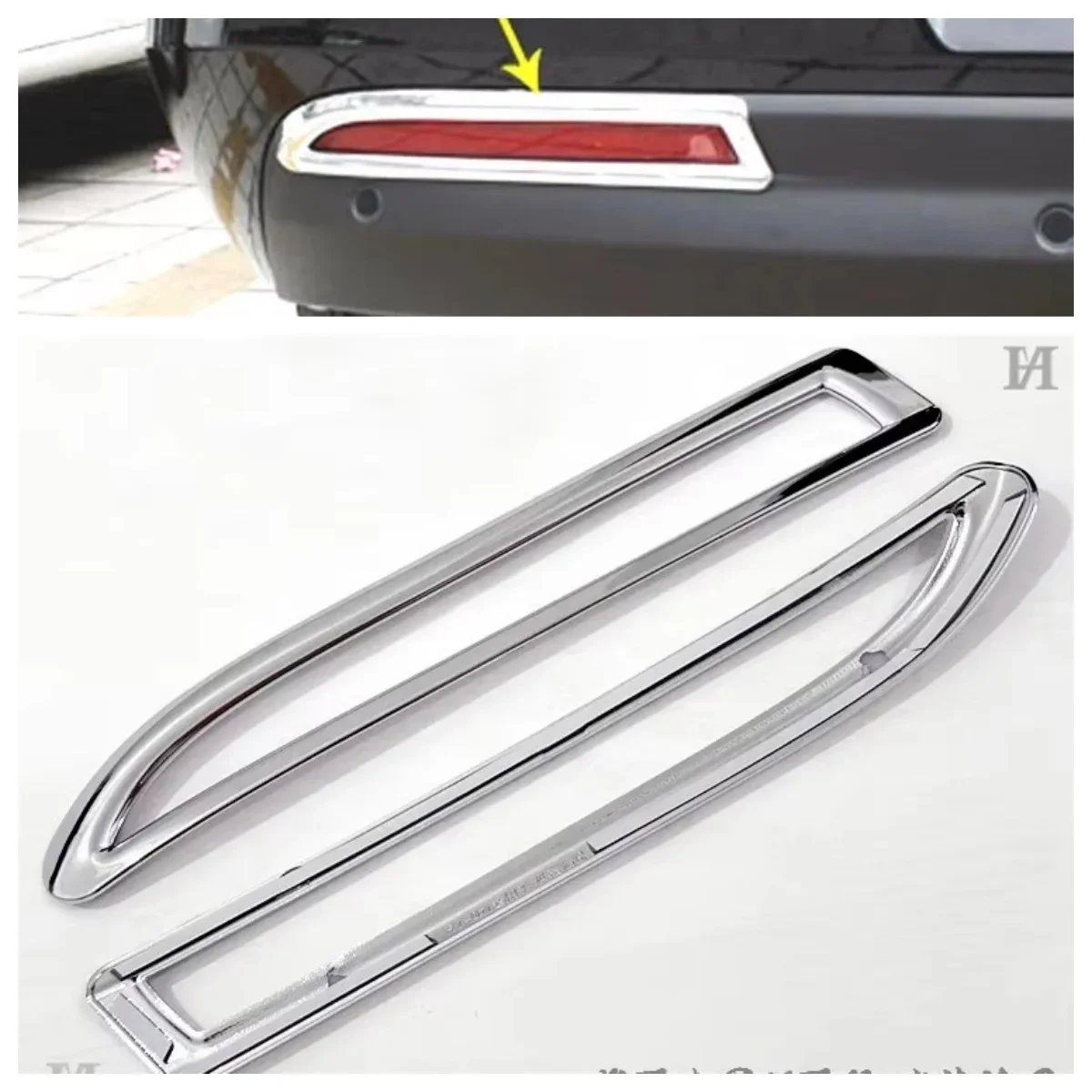 

Car Accessories 4dr Sedan 2012-2016 FOR Citroen C-QUATRE C4 Chrome Front Fog Light Lamp Cover Trim Molding Bezel Garnish Sticker