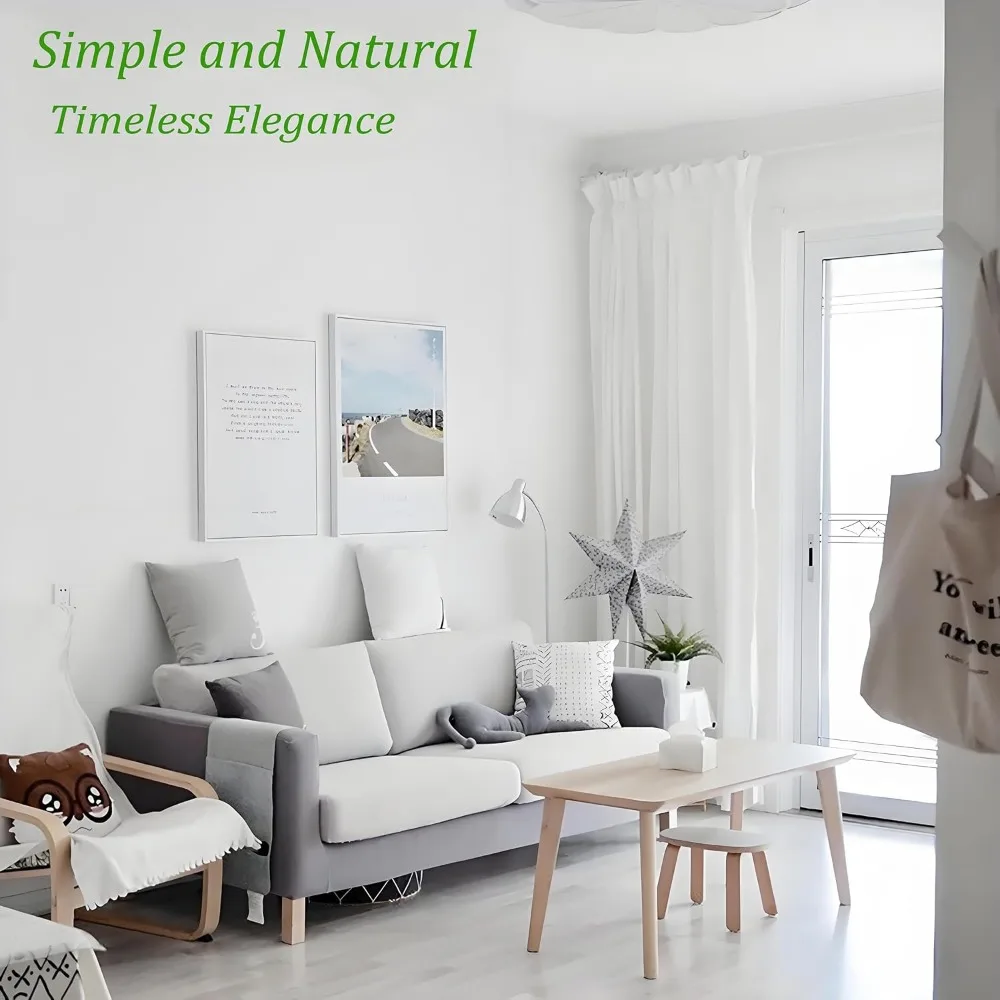 لفة ورق جدران من الفينيل قابلة للإزالة للديكور الحديث، ورق اتصال أبيض قابل للتقشير واللصق لتزيين الجدران، مقاس 984.2 × 17.7