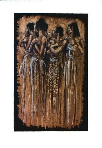 

AFRICAN WOMEN ART PRINT African American Poster 24x36