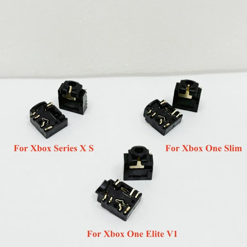 30 unids/lote para Xbox One S Slim Elite controlador 3,5mm auriculares Jack puerto enchufe auricular para Xbox Series X S