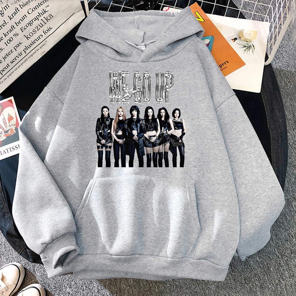 Babymonster نحن نذهب حتى هوديي الرجعية النساء/الرجال هوديس الإناث الخريف الشتاء الملابس لمحبي الهدايا الجمالية البلوز خمر