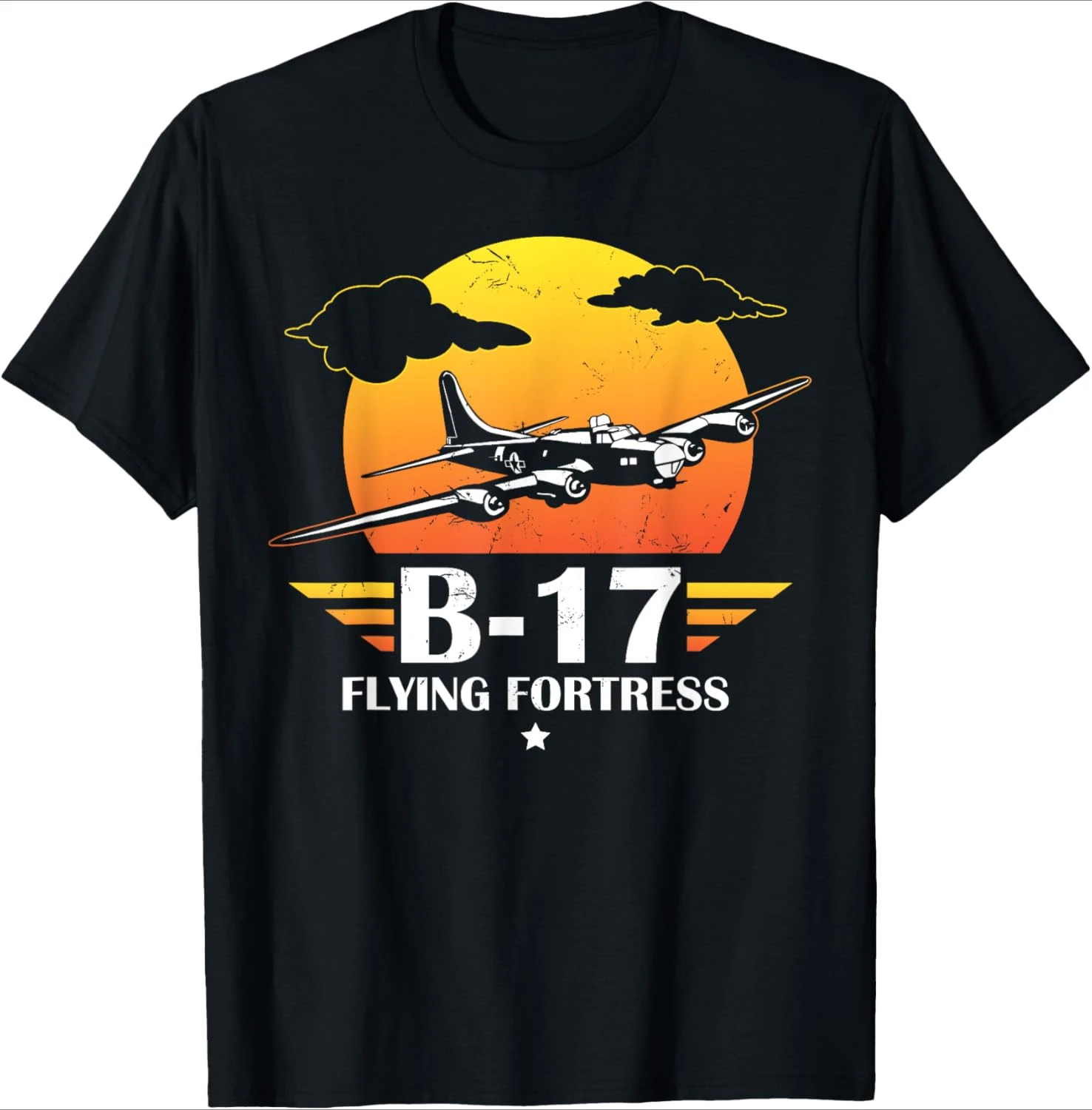 

B-17 Flying Fortress,Air Force, Aviation design-100% cotton summer casual O-neck short sleeve printed men's T-shirt.