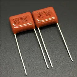 10Pcs/100Pcs NISSEI CBB capacitor MMX 630V 563 J 5% 0.056uF 56nF Pitch=10mm Metallized polyester film capacitor