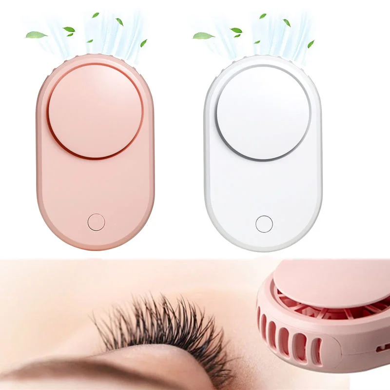 Portable USB Eyelash Fan Air Conditioning Blower For Eyelash Extension Supplies Mascara Glue Fast Dry Grafted Eyelashes Dryer