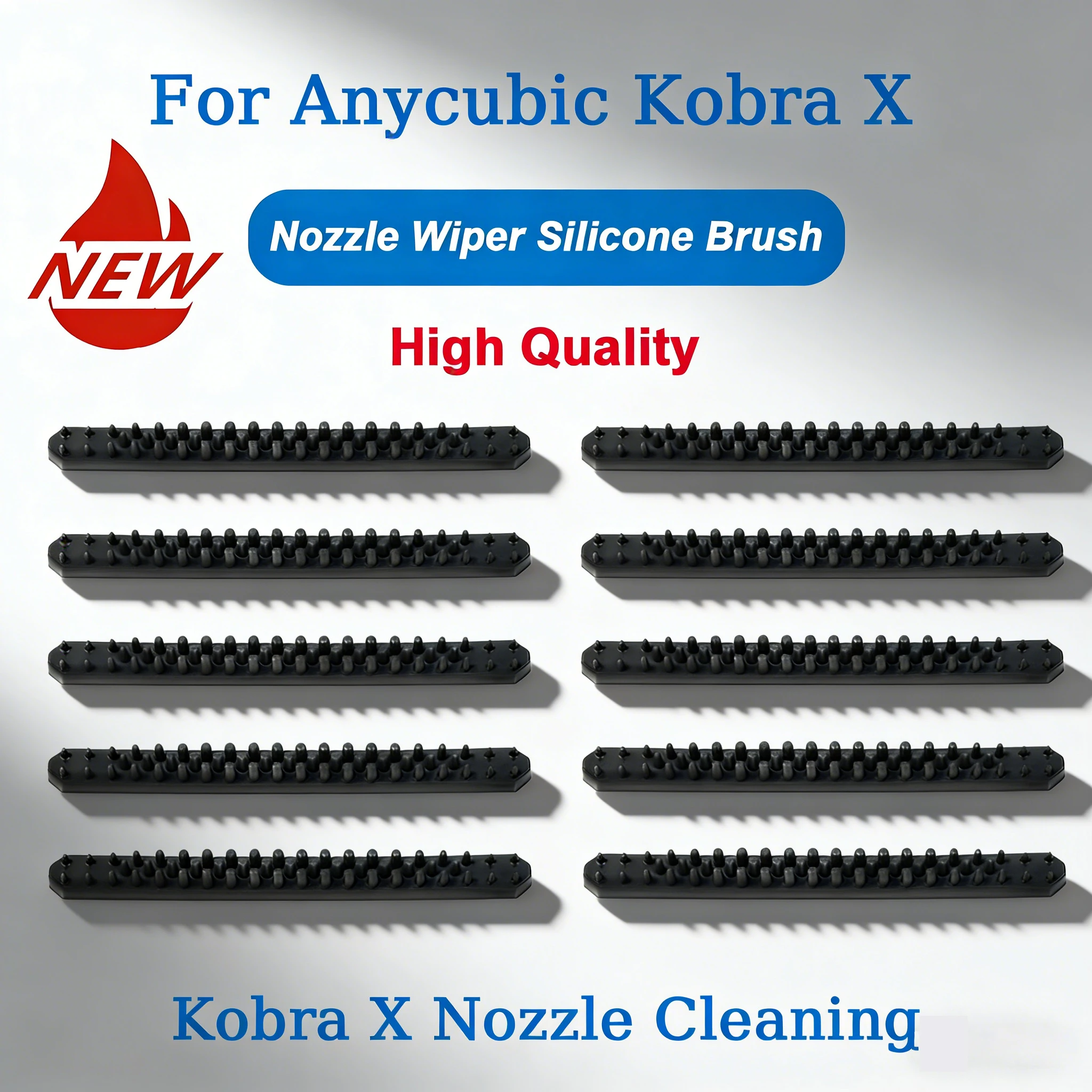 

Щетка для чистки сопла Anycubic Kobra X, силиконовый очиститель сопла, термостойкий аксессуар KX, очиститель хотэнда Kobra X, запчасти для 3D-принтера