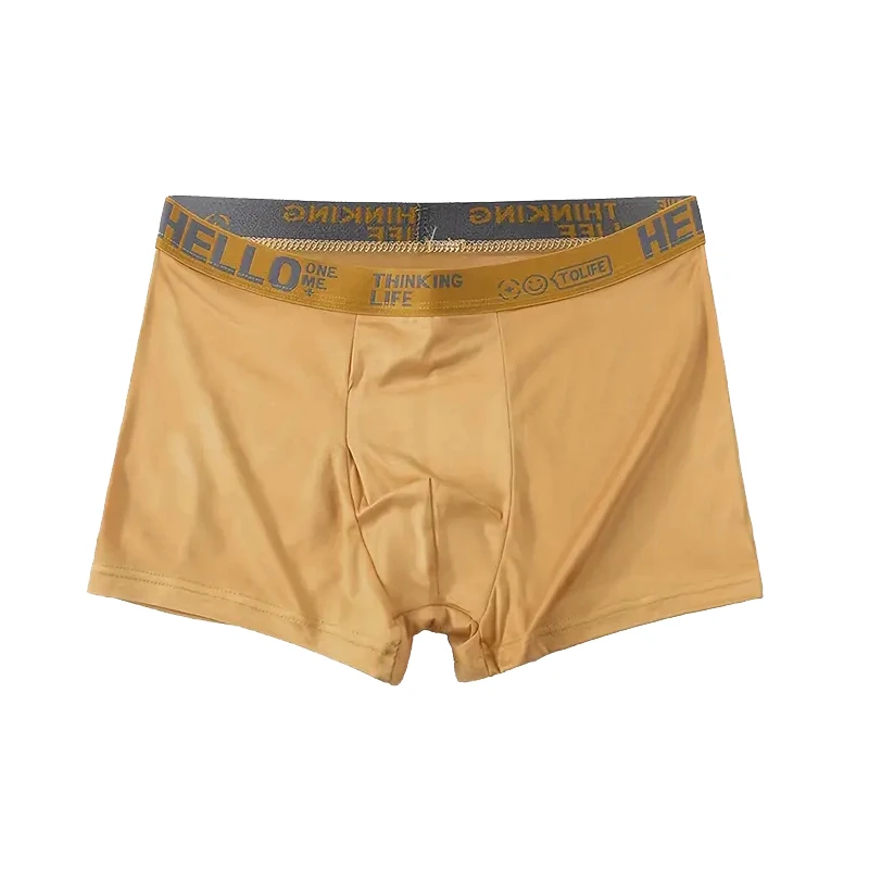 10PCS Men's Underwear, Breathable Comfy Quick Drying Stretchy Boxer Trunks, Sexy Underpants, Men's Trendy Boxer Panties image 4