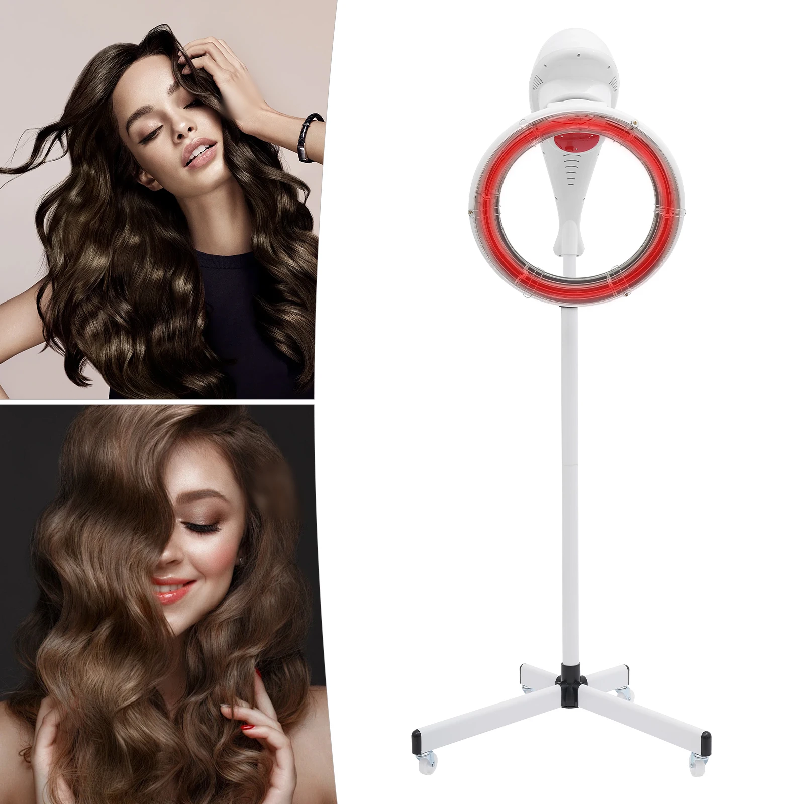 

Профессиональный инфракрасный фен-процессор 950 Вт, напольный паровой стайлер для волос с ЖК-дисплеем, 110 В, вилка стандарта США, оборудование для салонов и спа-центров