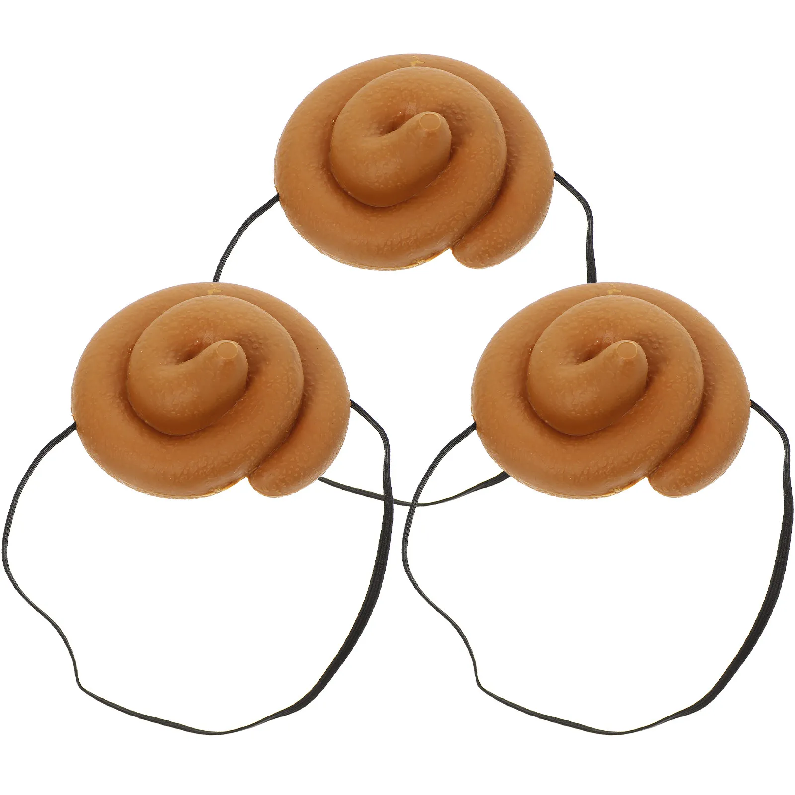 

Набор из 3 штук: Декоративные повязки на голову в виде какашек, шляпки-какашки для костюмов на вечеринку, забавные реквизиты для фотозоны для взрослых