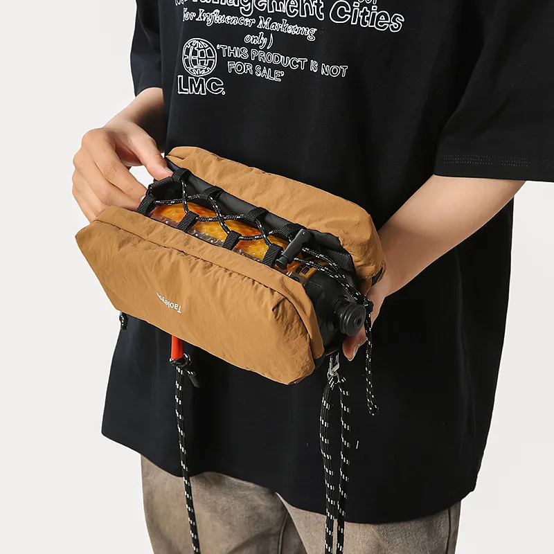 

YIFAN Premium Sports Messenger Bag Large Capacity Shoulder Bag for Men Women, Durable Nylon Hiking Travel Backpack