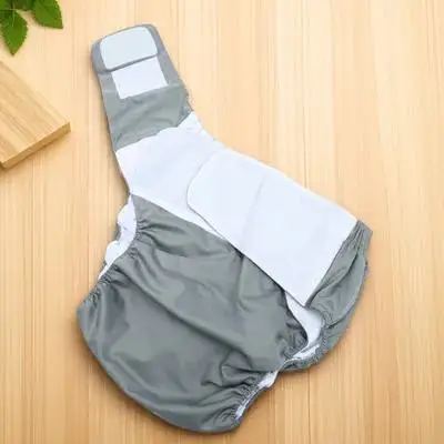 

1Pcs Cloth Adult Diaper Washable Waterproof Absorbent Adjustable Reusable Leakproof Cloth Diapers for Elderly