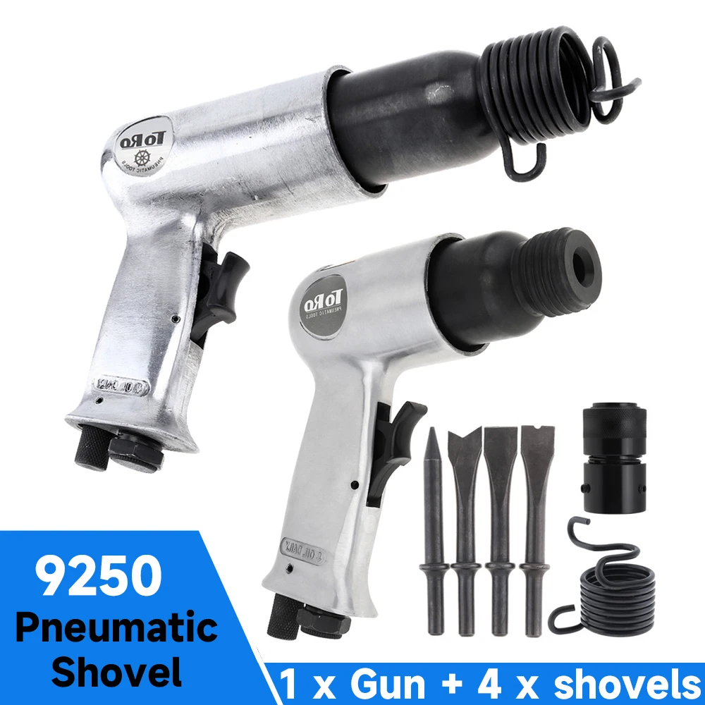 Air Hammer Professional Handheld Pistol Gas Impact Shovels Small Rust Remover Pneumatic Tool Kit Powerful Gun Chisels