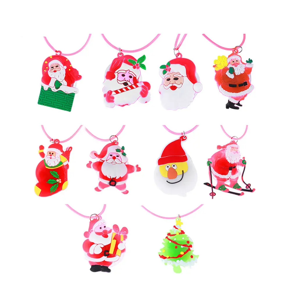 

12Pcs LED Luminescent Pendant Necklace Lightweight Comfortable Personalized Glow Jewelry for Birthday Anniversary Christmas