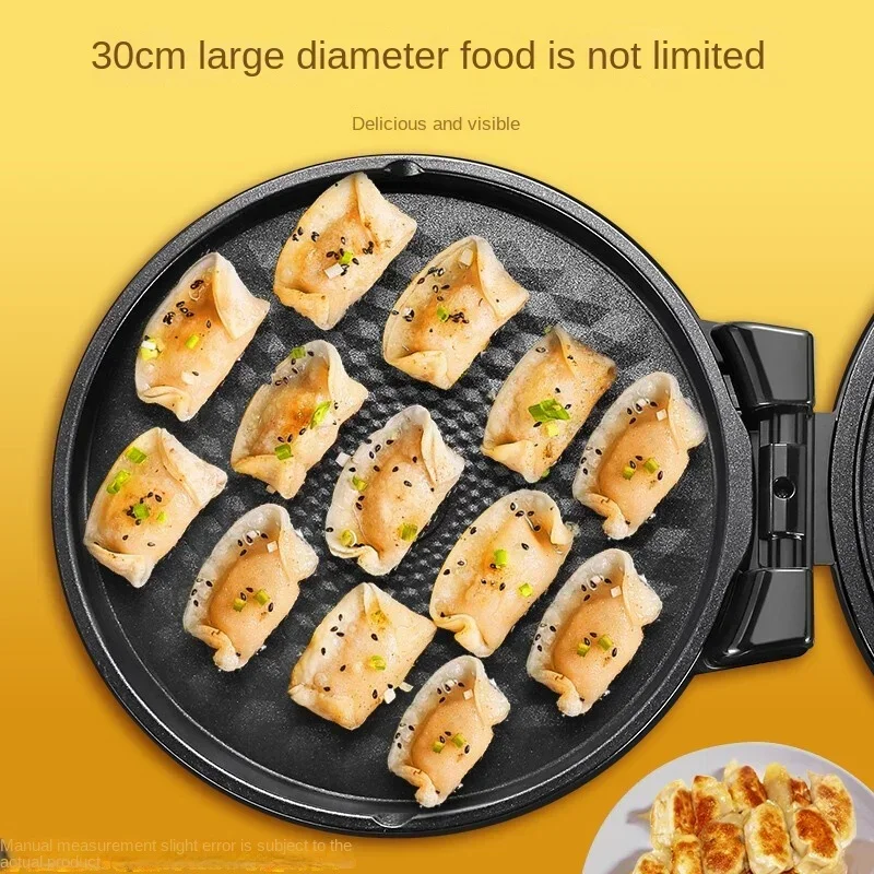 Pancake Pan Household Double-sided Heating Frying Machine 25mm Deep Baking Tray Breakfast Machine