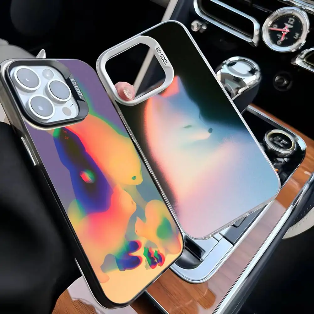 

Mystic Neon Scene Phone Case For iPhone 16,15,14,13,12,11,Mini,Pro,MAX Black Matte Shockproof Cover