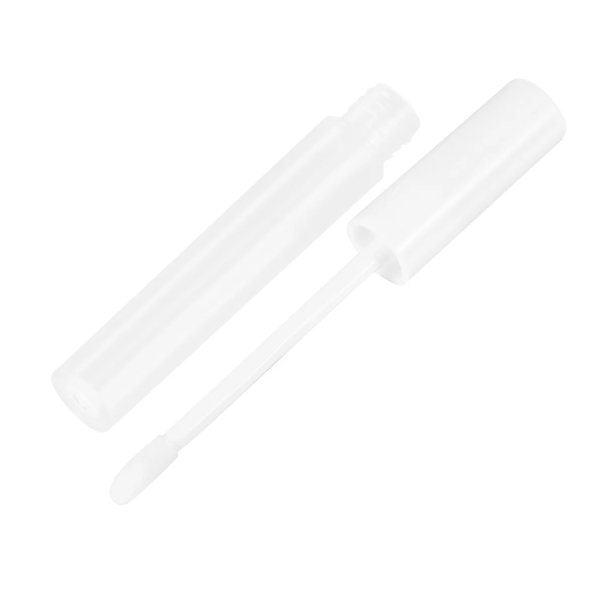 

10Pcs Lip Tube Labial Glair Container White Lid Durable Bottles Travel Lip Gloss Tube Subpackaging Holder