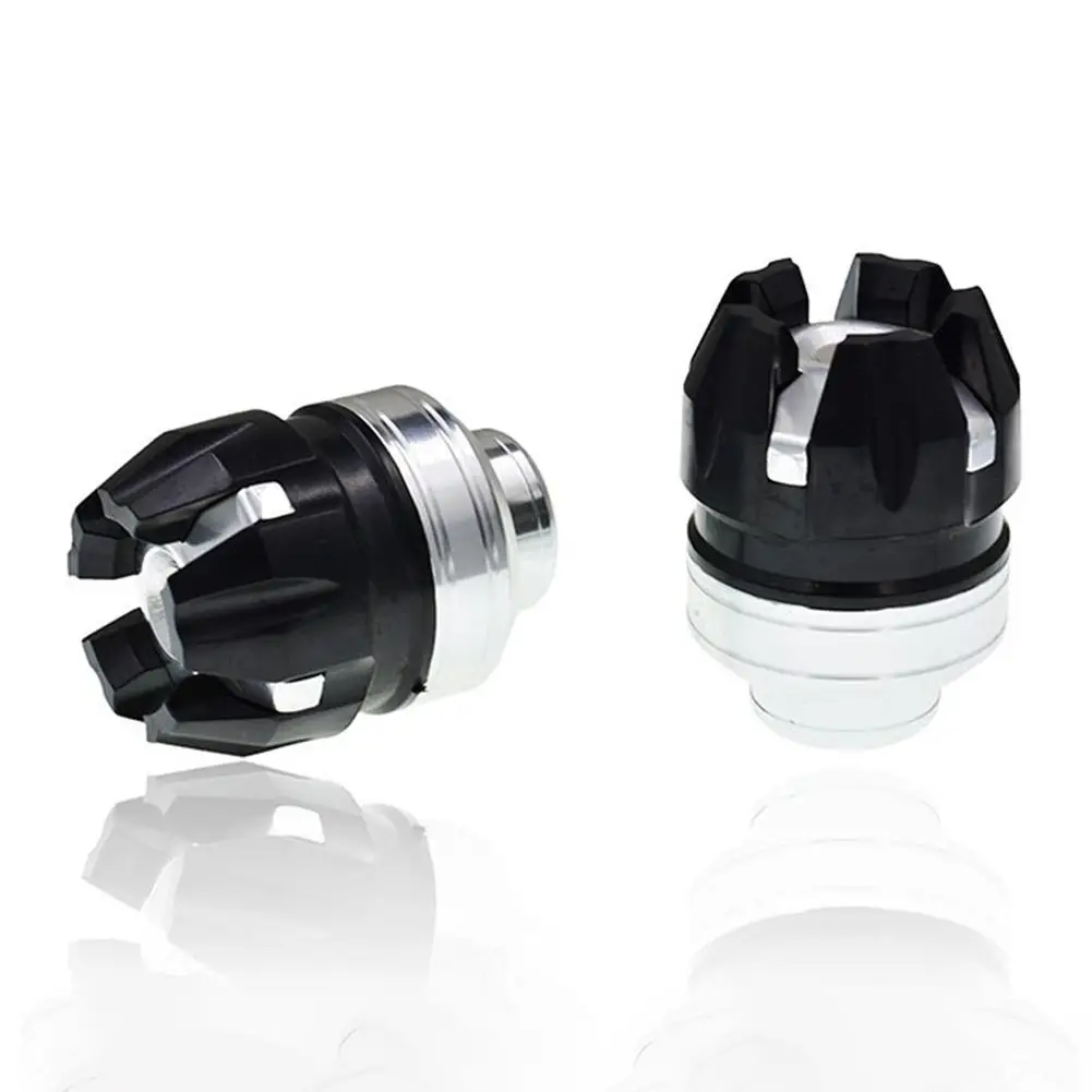 Crash Fork Cup Anti Collision Anti-fall CNC Frame Shock Cup Slider Wheel 2PCS Motorbike Motorcycle Pads 68*51mm