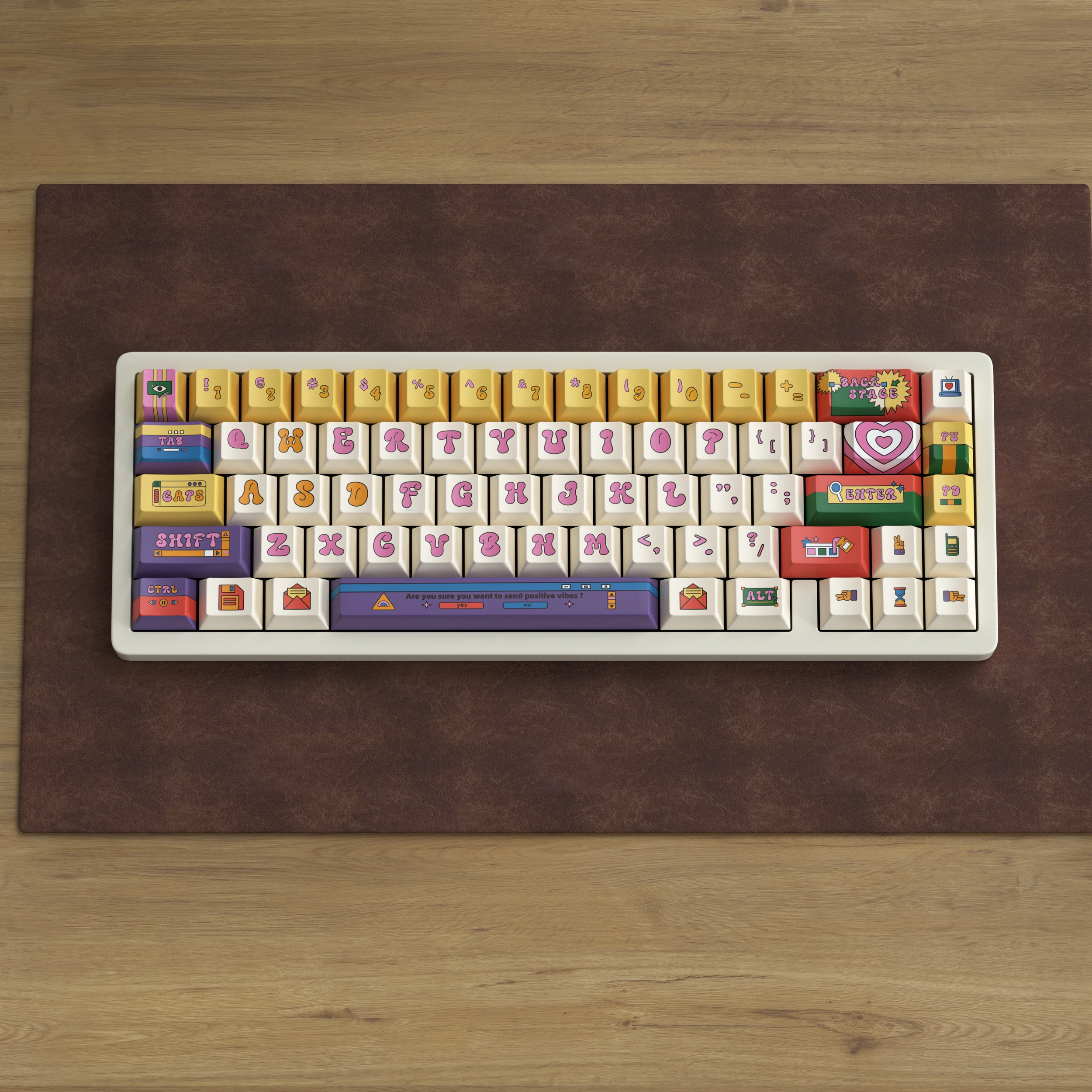 Tastatur Retro Keycap Kirsch profil Keycaps für MX-Schalter mechanische Tastatur pbt Tasten