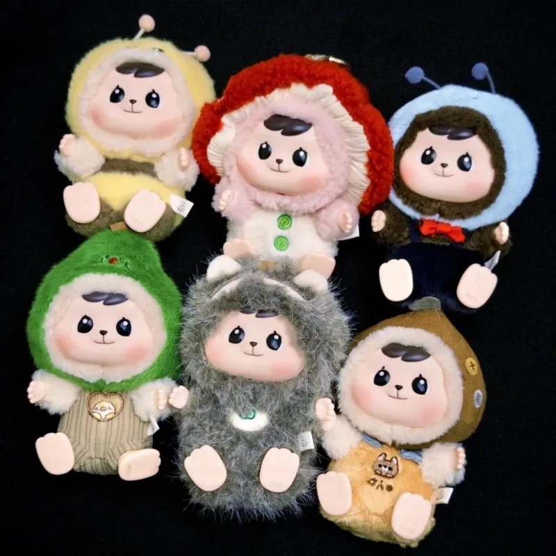 

Bao-ao Forest Friends Gathering Series Blind Box Figure Cute Bao-ao Vinyl Face Sitting Doll Mystery Box Surprise Bag Pendant Toy