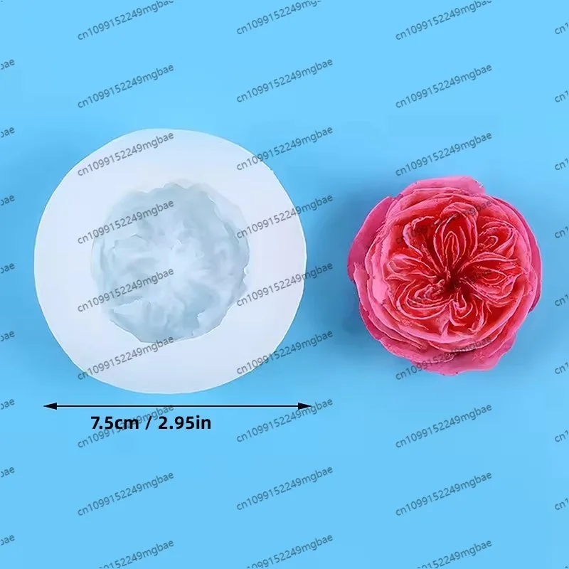 Flower scented candle mold silicone mold DIY cake mousse custard baking utensils