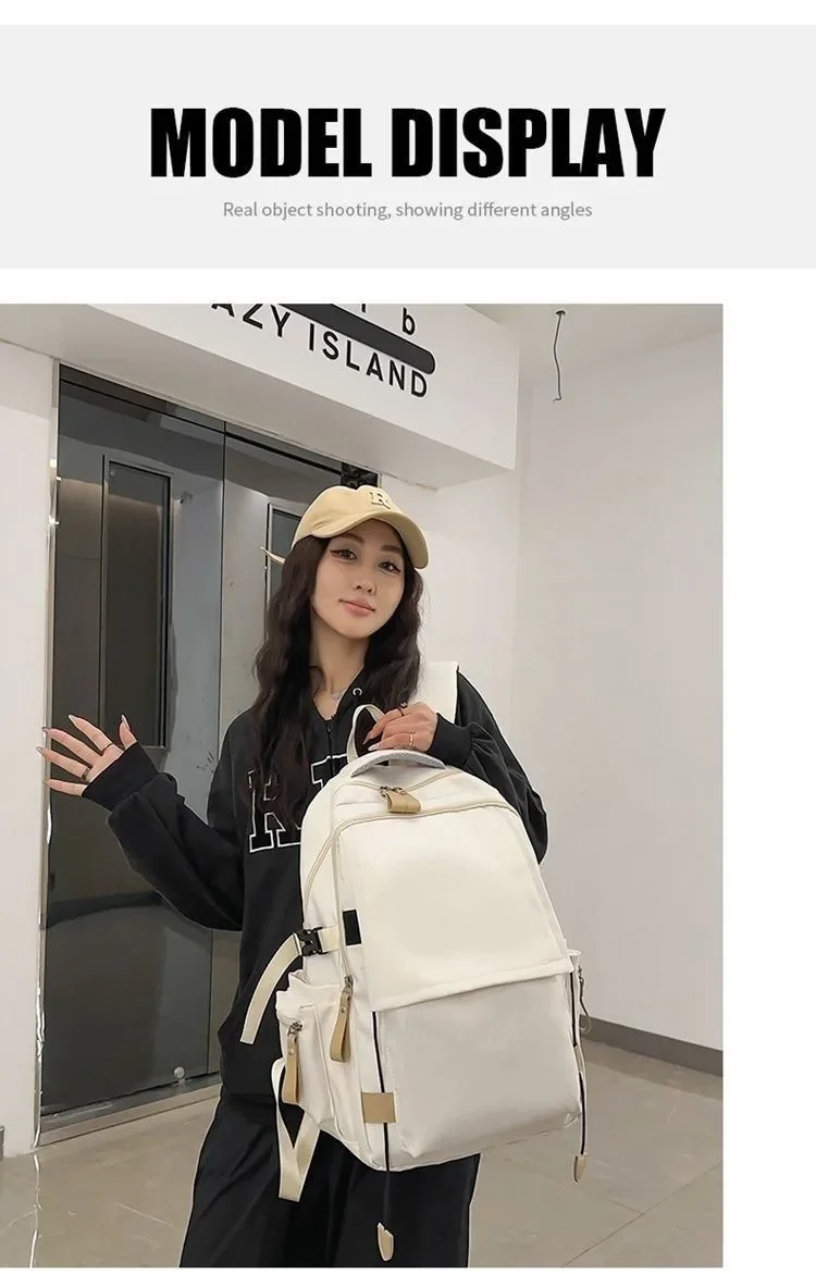 29 × 20 × 46 سم أسود أبيض أحمر أزرق، غراند ماستر من زراعة الشيطاني، مو داو زو شي، أنيمي، حقائب مدرسية، حقائب ظهر، بنات #6