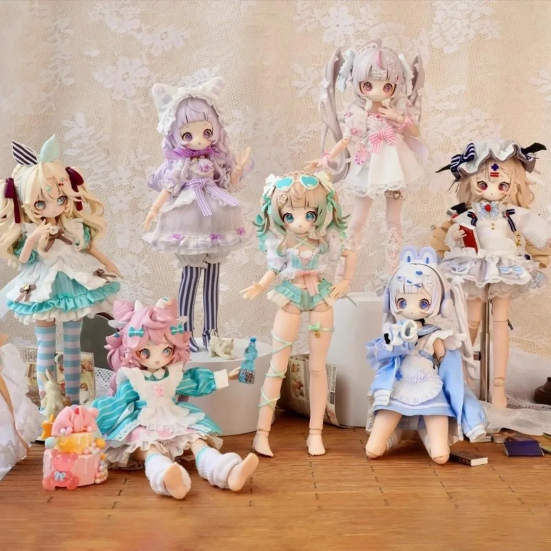 

OneMore SugaryGirls Sweets Party Series слепая коробка 1/8 MJD подвижная шарнирная кукла настольная поза орнамент игрушечная фигурка подарки-сюрпризы