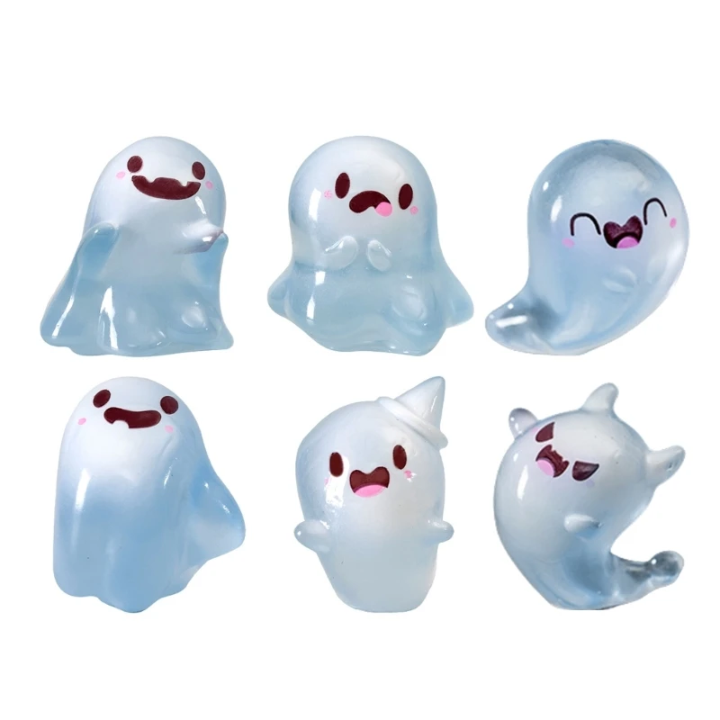 Enchanting Halloweens Phantoms 6 Pieces Collection for Home and Party Decoration 203C