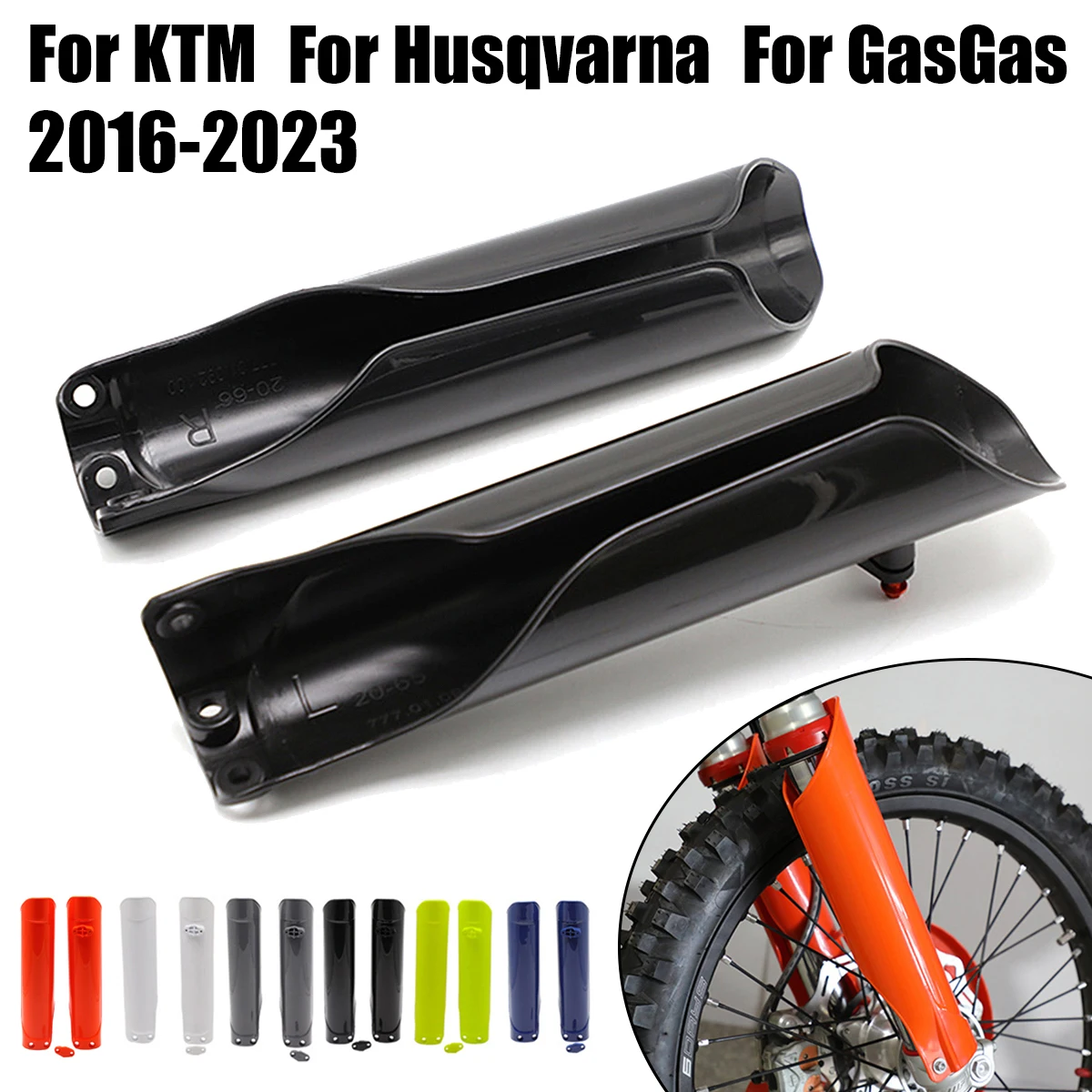 Motocross Fork Cover Shock Absorber Guard Protector For KTM GAS EC EX MC FC TC TE TX FX FC EXC FE EXC-F SX SX-F 125 150 250 300