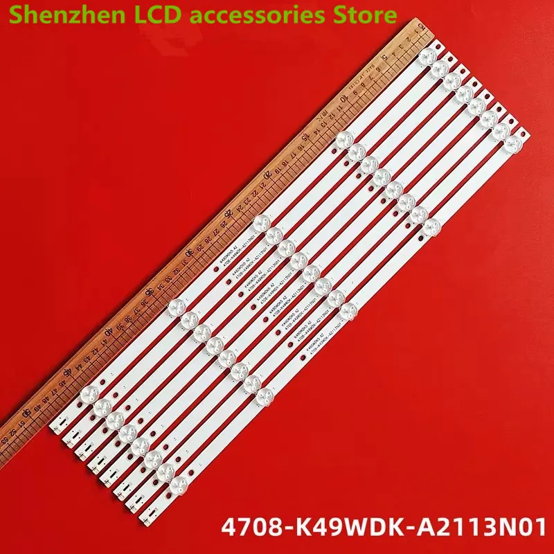 ل LG 49LK5400PLA K490WDK5 A2 4708-K49WDK-A2113N01 49.5 سنتيمتر 5LED 100% جديد LED الخلفية قطاع