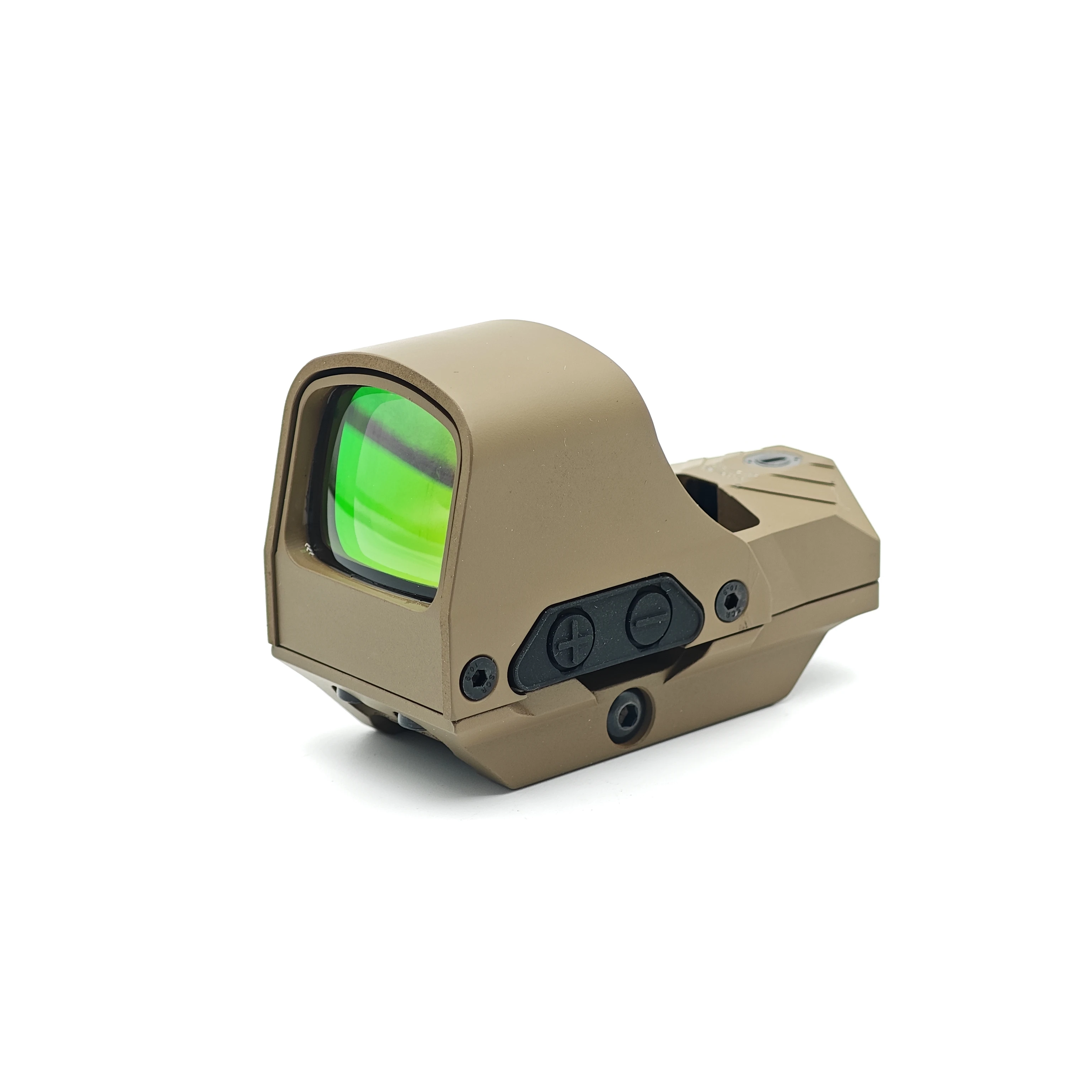 HS510C 3 Multi-Reticle 2 MOA Dot & 65 MOA Circle Open Reflex Optics 12 Settings Sight - Fail Safe Shake-Awake Solar Energy