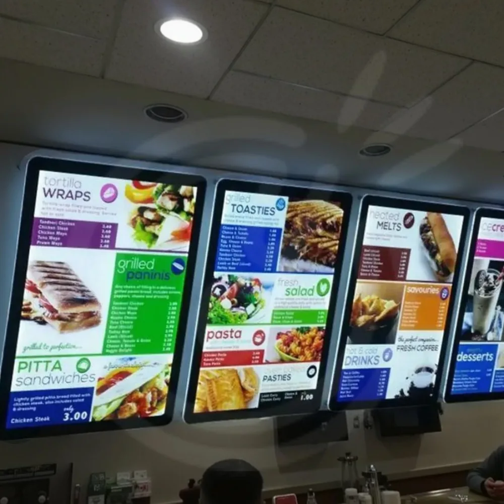 Custom LED Light Box Sign LED Backlit Menu Board Illuminated Poster Display Booth Ultra-Thin Poster Hanging Sign Restaurant Cafe