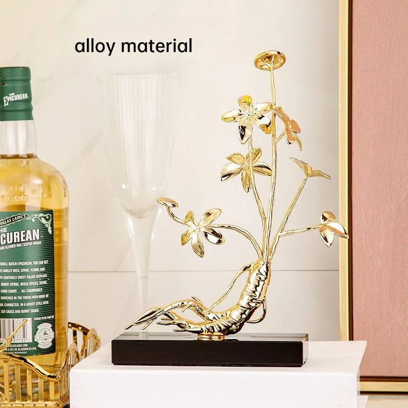 

New Light Luxury Opening Plant Ornaments with Advanced Sense Home Furnishings Living Room Decoration Office Gifts Crafts